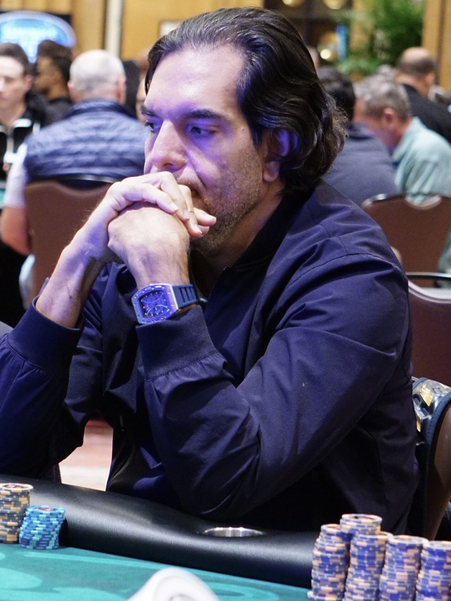 Willy Riveron at the poker table