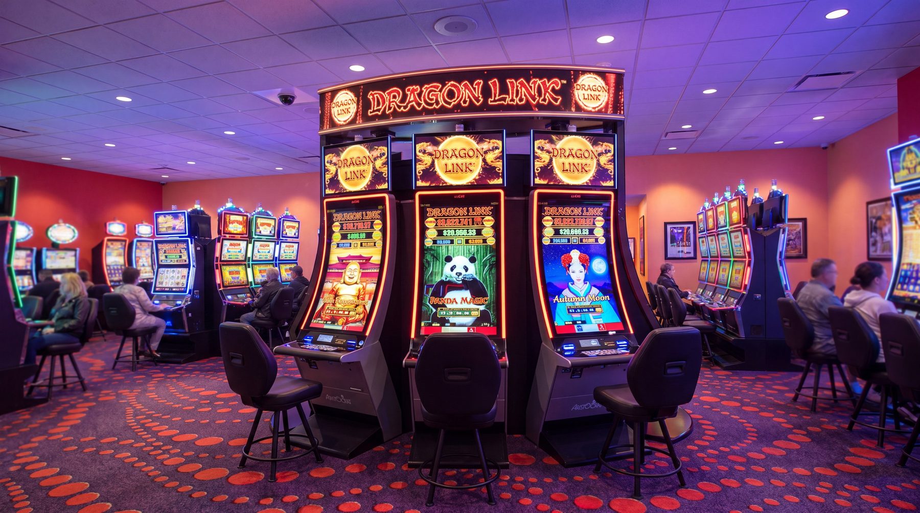 The Dragon Link bank rebuilt in Magic City's room